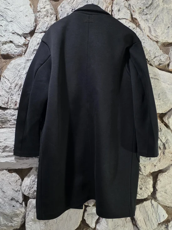 Nike Tech Fleece Re-imagined Trench Coat Men's Medium Tall Black FN0601-010 - Picture 2 of 7